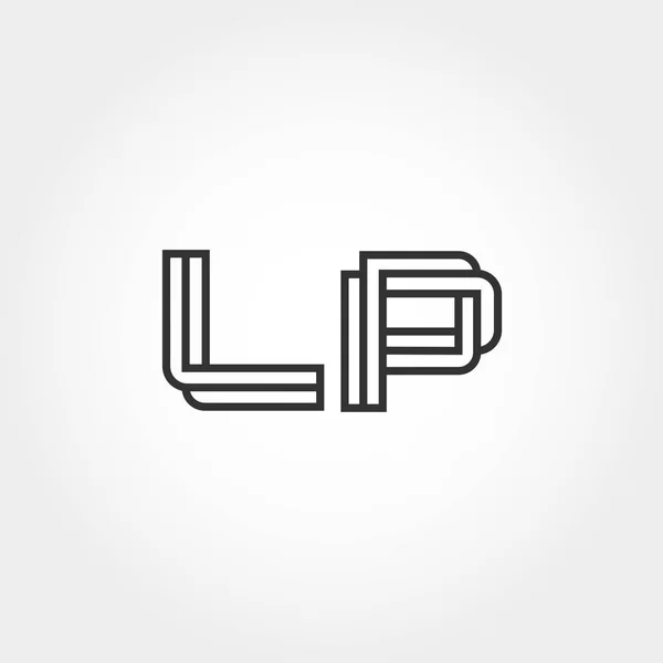 Letra Inicial Diseño Vectores Logotipo — Archivo Imágenes Vectoriales