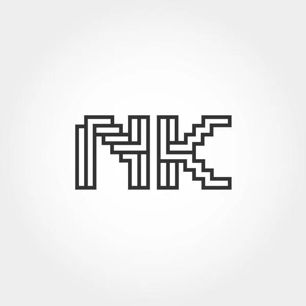 Αρχικό Γράμμα Λογότυπο Φορέα Σχεδιασμού — Διανυσματικό Αρχείο