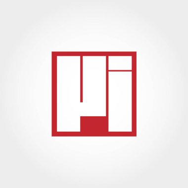 İlk harf Vi Logo vektör tasarımı