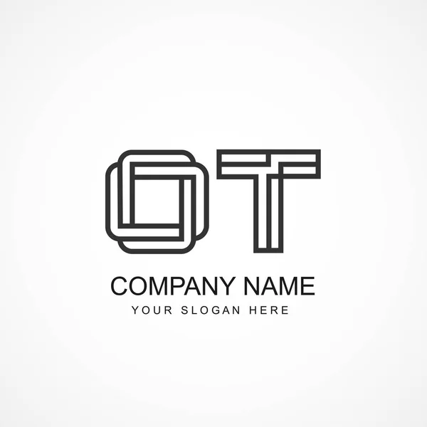 Initial Letter Logo Template Design — Stock Vector