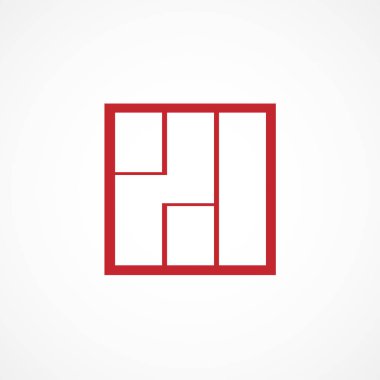 İlk harf Xl Logo tasarım şablonu