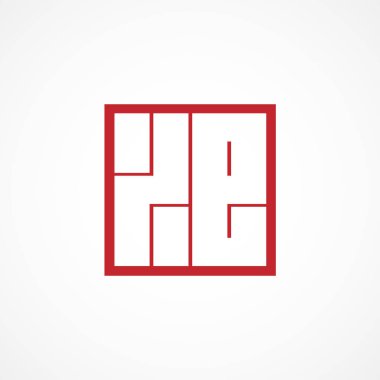 İlk harf Xe Logo tasarım şablonu