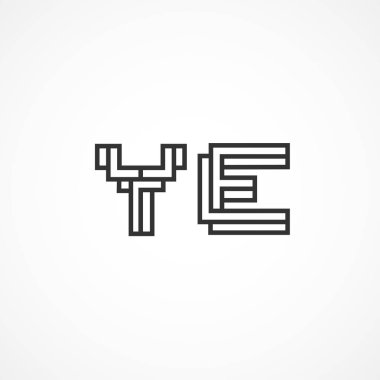 İlk harfi / Logo tasarım şablonu