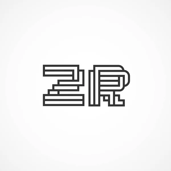 Lettera Iniziale Logo Template Design — Vettoriale Stock