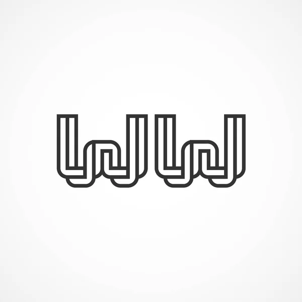 Lettera Iniziale Logo Template Design — Vettoriale Stock