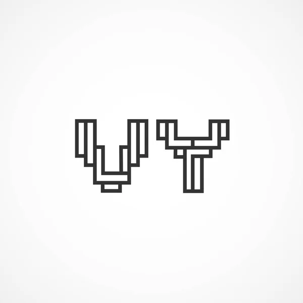 Desain Templat Huruf Logo Inisial - Stok Vektor
