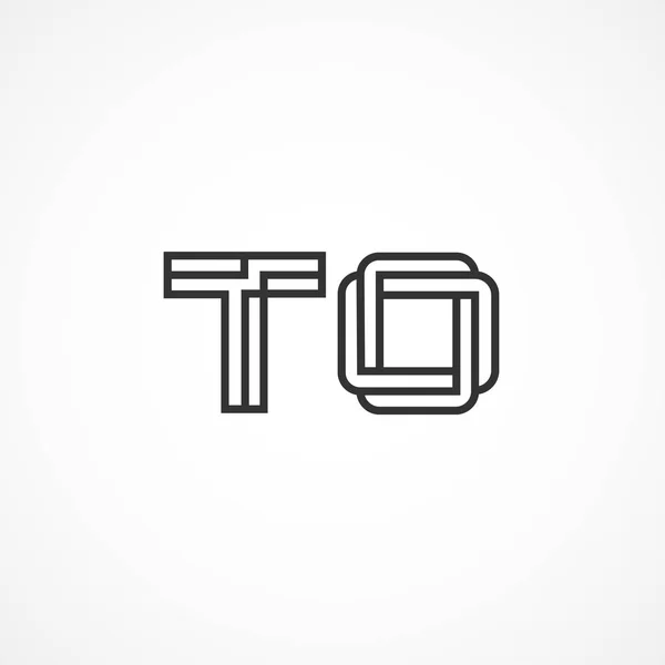 ロゴのテンプレート デザインの最初の文字 — ストックベクタ