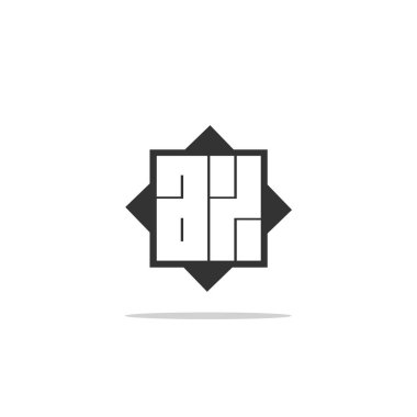 İlk harf Ax Logo şablonu vektör tasarımı