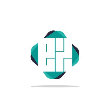 İlk mektup eski Logo şablonu