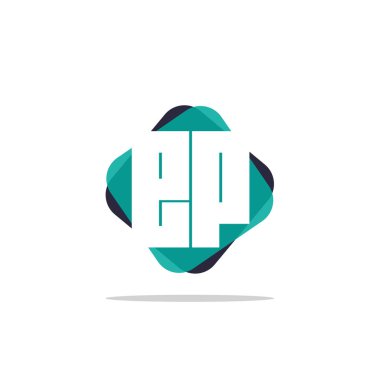 İlk harf Ep Logo şablonu