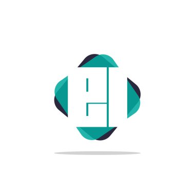 İlk harf El Logo şablonu