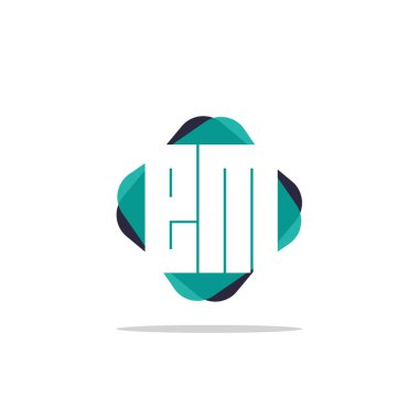 İlk harf Em Logo şablonu