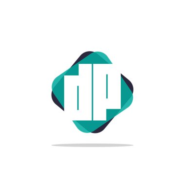 İlk harf Dp Logo şablonu