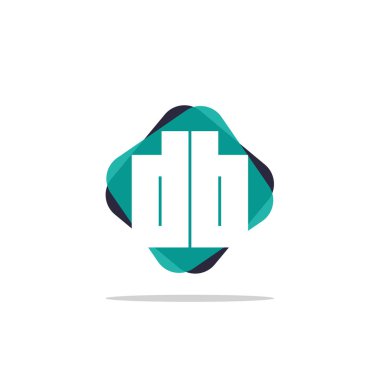 İlk harf Db Logo şablonu