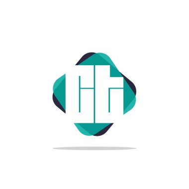 İlk mektup Ct Logo şablonu