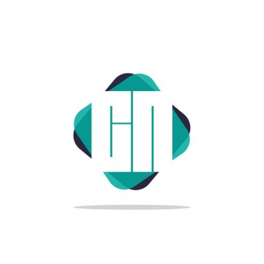 İlk harf Cn Logo şablonu