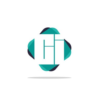 İlk harf CI Logo şablonu