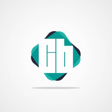 İlk harf Cb Logo şablonu