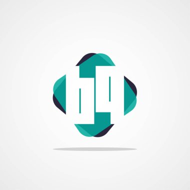 İlk harf Bq Logo şablonu