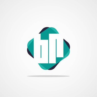 İlk harf Br Logo şablonu