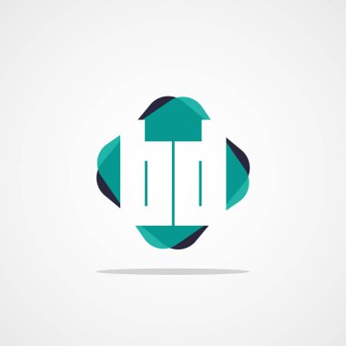 İlk harf Bd Logo şablonu