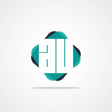 İlk harf Au Logo şablonu