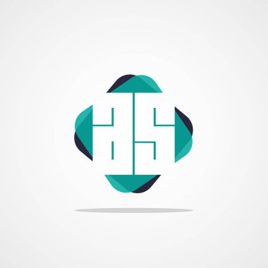 İlk harf Logo şablon olarak