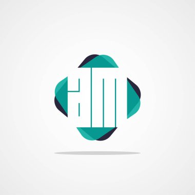 İlk harf Am Logo şablonu