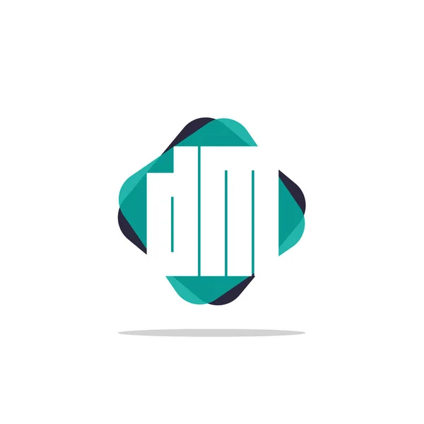 Eerste Logo Briefsjabloon — Stockvector