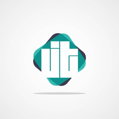 İlk harf Jt Logo tasarım şablonu