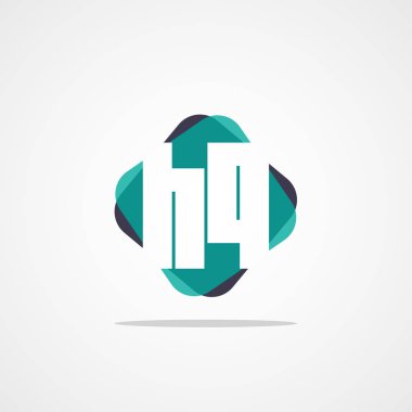 İlk Harf Karargahı Logo Şablonu Tasarımı