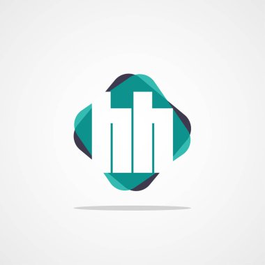 İlk Harf HH Logo Şablonu Tasarımı