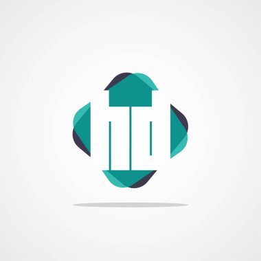 İlk harf Hd Logo tasarım şablonu