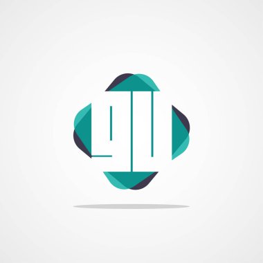 İlk Harf GU Logo Şablonu Tasarımı