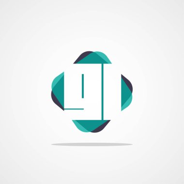 İlk Harf GL Logo Şablon Tasarımı