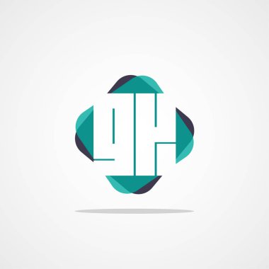 İlk harf Gk Logo tasarım şablonu