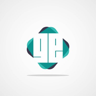 İlk harf Ge Logo tasarım şablonu