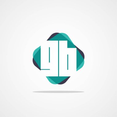 İlk harf Gb Logo tasarım şablonu