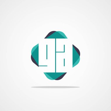 İlk Harf GA Logo Şablonu Tasarımı