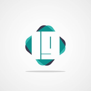 Inital mektup Lg Logo şablonu vektör tasarımı