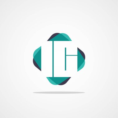 Inital mektup Lc Logo şablonu vektör tasarımı