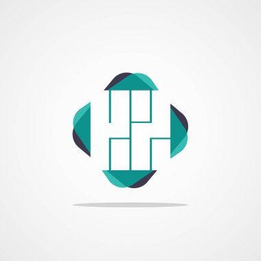 Inital mektup Kx Logo şablonu vektör tasarımı