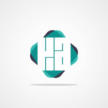 Inital harf Ka Logo şablonu vektör tasarımı