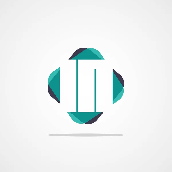 Carta Inital Logo Template Vector Design — Vetor de Stock