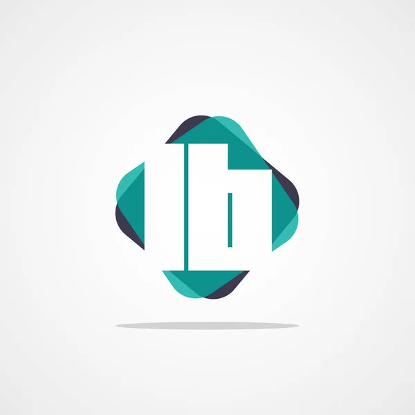 Inital Mektup Logo Şablonu Vektör Tasarımı — Stok Vektör