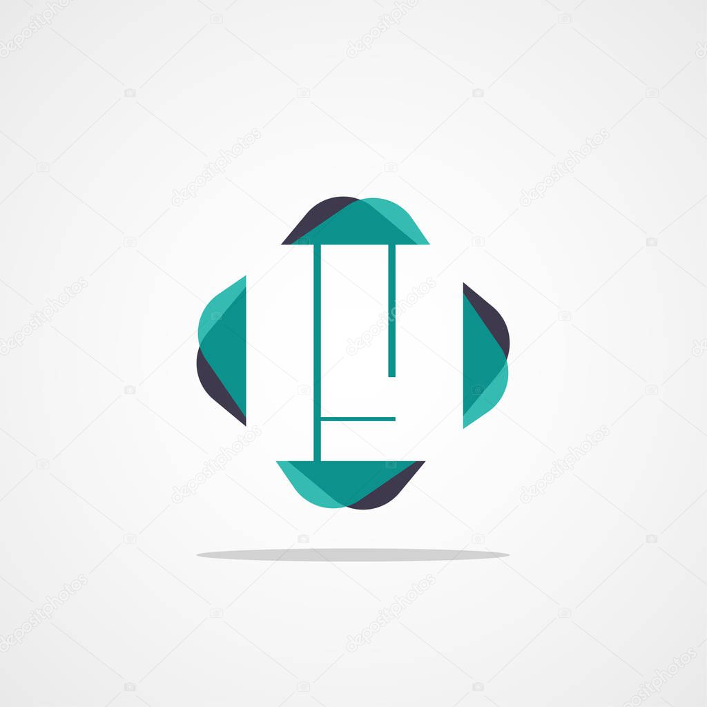 Inital Letter LY Logo Template Vector Design