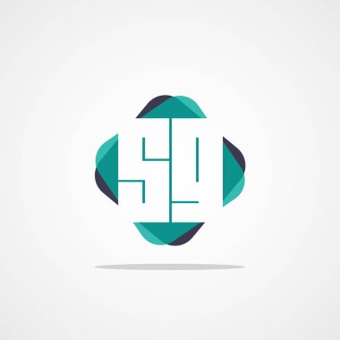 Başlangıç Harfi SG Logo Şablonu Tasarımı