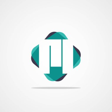 İlk harf Rl Logo tasarım şablonu