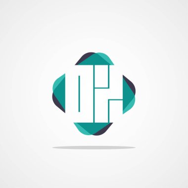 İlk harf öküz Logo tasarım şablonu