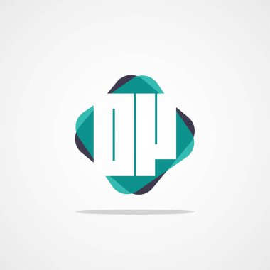 İlk harf Ov Logo tasarım şablonu